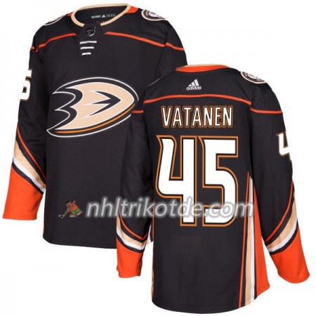 Anaheim Ducks Trikot Sami Vatanen 45 Adidas 2017-2018 Schwarz Authentic - Herren